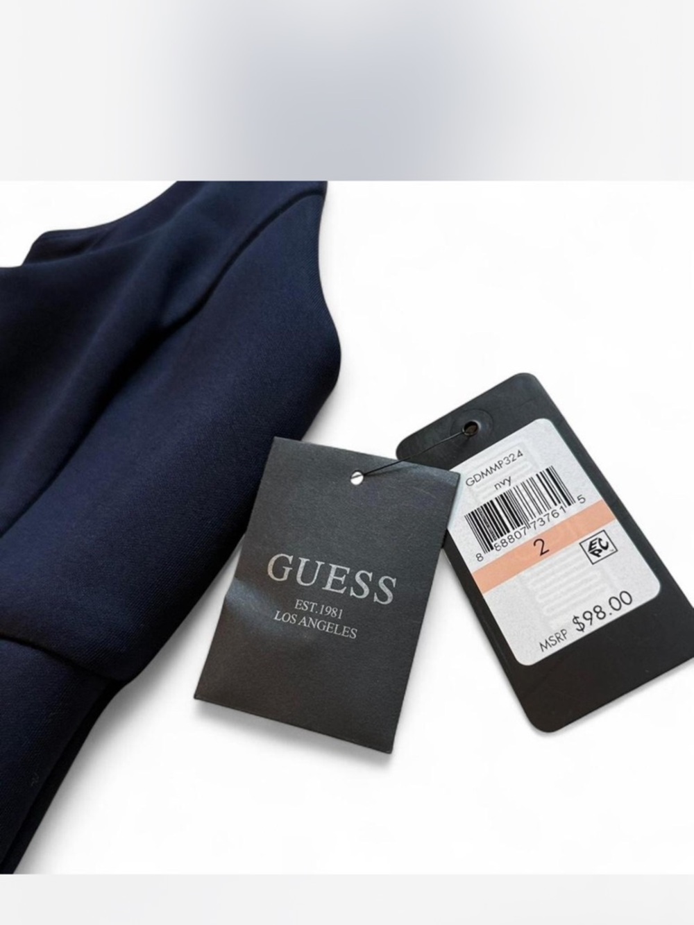 Guess Navy Sleeveless Dress with Branded Tags